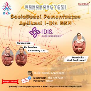 [RAKABANGTESI] Pemanfaatan Aplikasi I-Dis BKN