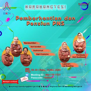 [RAKABANGTESI] Pemberhentian dan Pensiun PNS