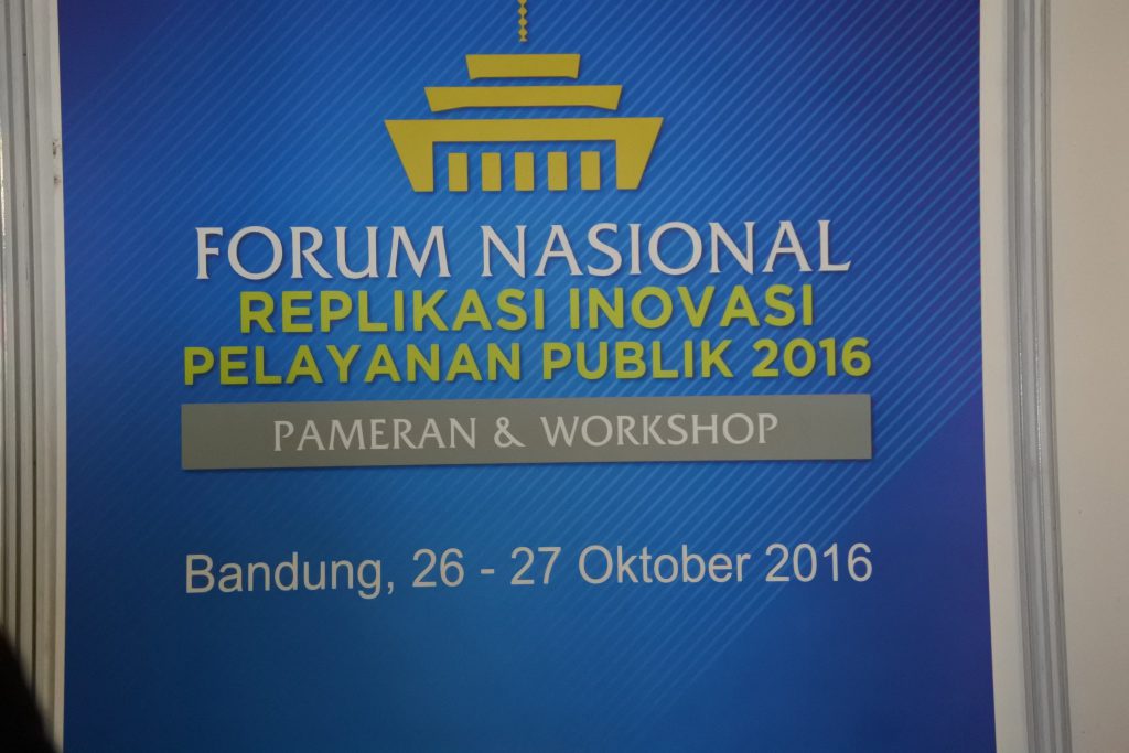 FORUM NASIONAL REPLIKASI INOVASI PELAYANAN PUBLIK DISELENGGARAKAN DI KOTA BANDUNG